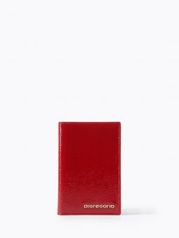 Купить женскую красную обложку для паспорта из натуральной лакированной кожи с тиснением с доставкой по Москве и всей России в интернет-магазине модных женских сумок и аксессуаров