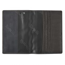 Обложка на паспорт Tonelli 2318 nappa vishi nero 