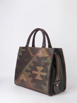 Сумка женская Brissio 103 vit cam kilim verde.