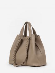 Сумка-тоут Folle 129 intreccia dollaro taupe.