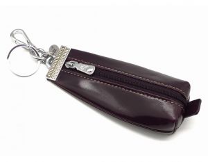 Купить итальянскую темно-бордовую ключницу из натуральной кожи с доставкой по Москве и всей России в интернет-магазине сумок и аксессуаров