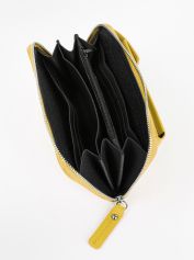 Женская сумка-органайзер Di Gregorio 8722 vitello giallo.