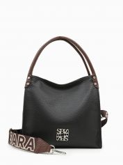 Сумка женская Sara Burglar 2516 safari nero marrone.