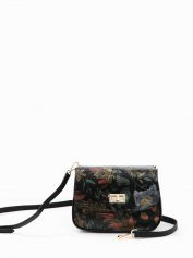 Сумка женская через плечо Alessandro Beato 323-5426 st fiori nero multi