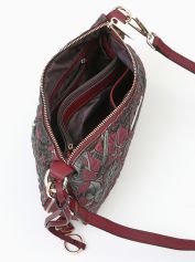 Сумка кросс-боди Alessandro Beato 587-6176-Y6 bukle bordo.