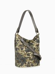 Сумка женская  Alessandro Beato 76-688-Y12 bukle fiori beige verde
