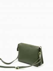 Сумка женская через плечо Di Gregorio 796 zodiaco oliva oro.