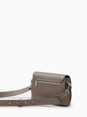 Сумка женская кросс-боди Di Gregorio 821 zodiaco tortora nikel.