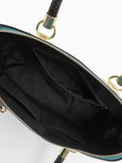 Сумка-тоут Folle 1008 saffiano petrolio.