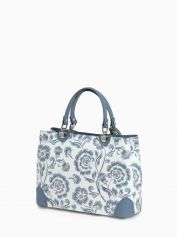 Сумка-тоут Folle 3004 print fiori cielo.