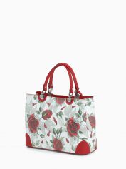 Сумка-тоут Folle 3004 print fiori rosso.