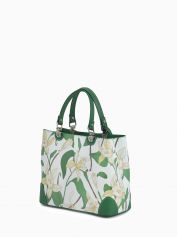 Сумка-тоут Folle 3004 print fiori verde.