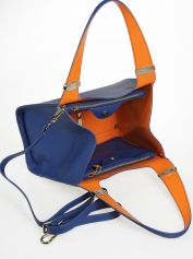 Сумка женская Gironacci 130 vit calf blu arancio.