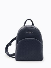 Рюкзак женский Di Gregorio 3461 vitello intreccio blu.