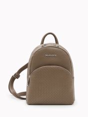 Рюкзак женский Di Gregorio 3461 vitello intreccio taupe.