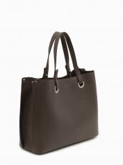 Сумка женская Di Gregorio 8906-G zodiaco dark brown.