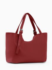 Сумка женская Di Gregorio 8934 vitello rosso nikel.