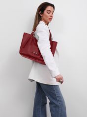 Сумка женская Di Gregorio 8934 vitello rosso nikel.