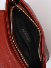 Сумка женская через плечо Di Gregorio 8940 vitello rosso oro.