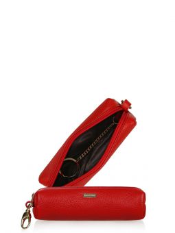 Ключница Alessandro Beato 23L-3814 Купить итальянскую красную женскую ключницу из натуральной кожи с доставкой по Москве и всей России в интернет-магазине модных женских сумок и аксессуаров