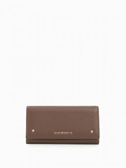 Купить итальянский коричневый классический большой женский кошелёк из натуральной кожи с доставкой по Москве и всей России в интернет-магазине модных женских сумок и аксессуаров