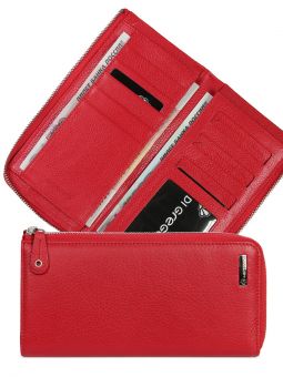 Женский кошелёк Di Gregorio E38049 E Купить итальянский красный большой женский кошелёк из натуральной кожи с доставкой по Москве и всей России в интернет-магазине модных женских сумок и аксессуаров