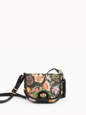 Сумка кросс-боди Marino Orlandi 3389 cocco fiori nero.