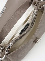 Сумка женская кросс-боди Di Gregorio 821 zodiaco tortora nikel.