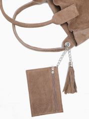 Сумка женская Folle 1324 scamosciato taupe.