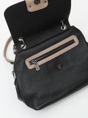 Сумка-тоут Vanessa Scani 0093-281-219 vitello black open mink.
