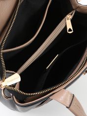 Сумка-тоут Vanessa Scani 0710-281-219 vitello nero taupe.
