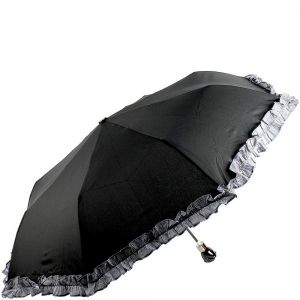 Женский зонт Guy de Jean 3497DIS1 mini auto Купить французский чёрный с белым женский зонт мини-полуавтомат с доставкой по Москве и всей России в интернет-магазине модных сумок‏