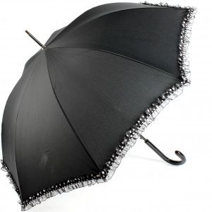 Женский зонт Guy de Jean Chicdis2 maxi Купить французский чёрный женский зонт-трость полуавтомат с доставкой по Москве и всей России в интернет-магазине модных сумок‏